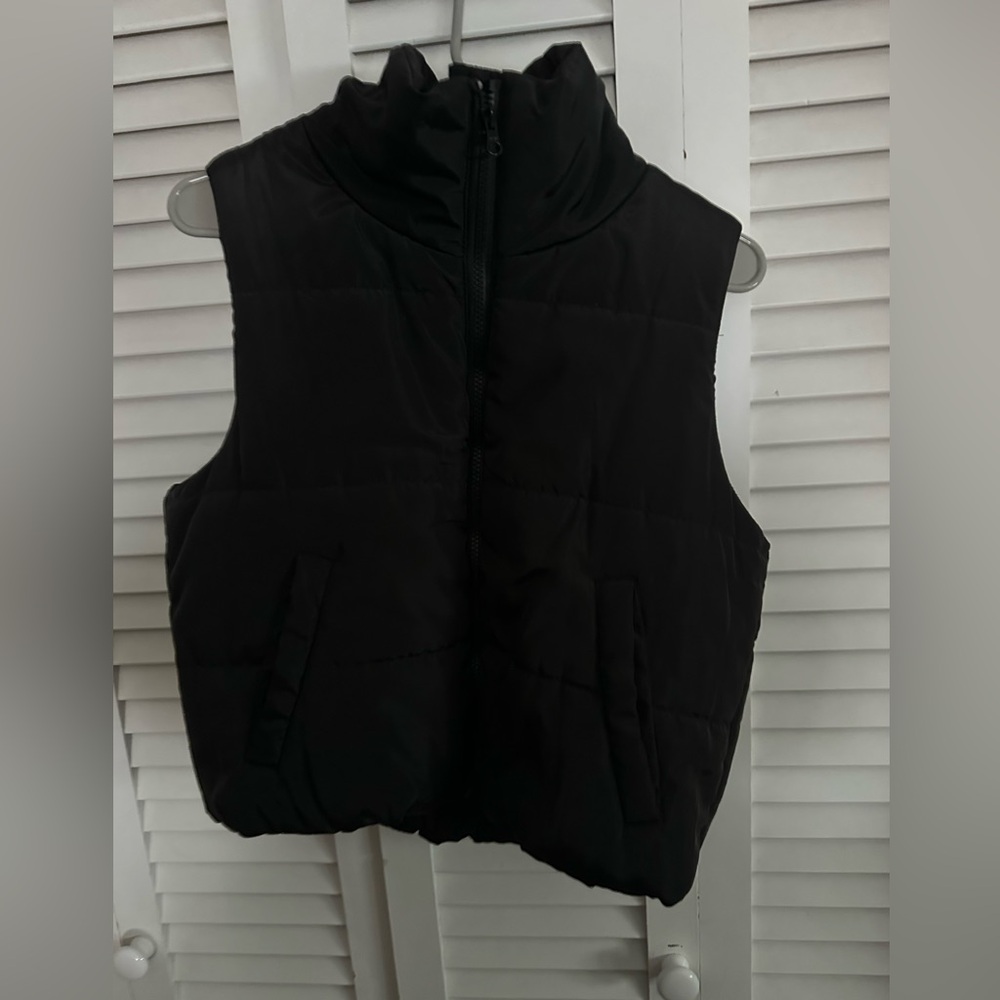 Black Puffer Vest
